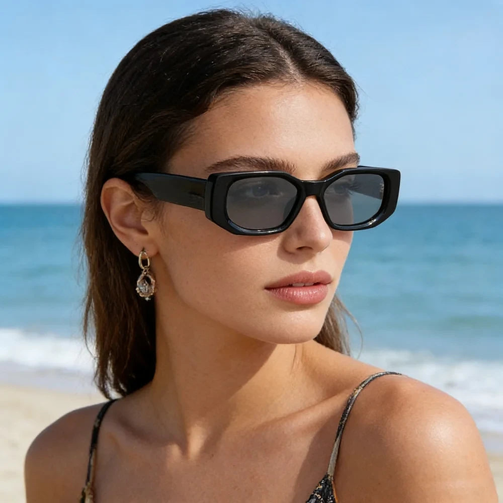 Retro Concave Irregular Sunglasses